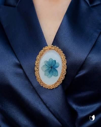 Broche Flor Preservada